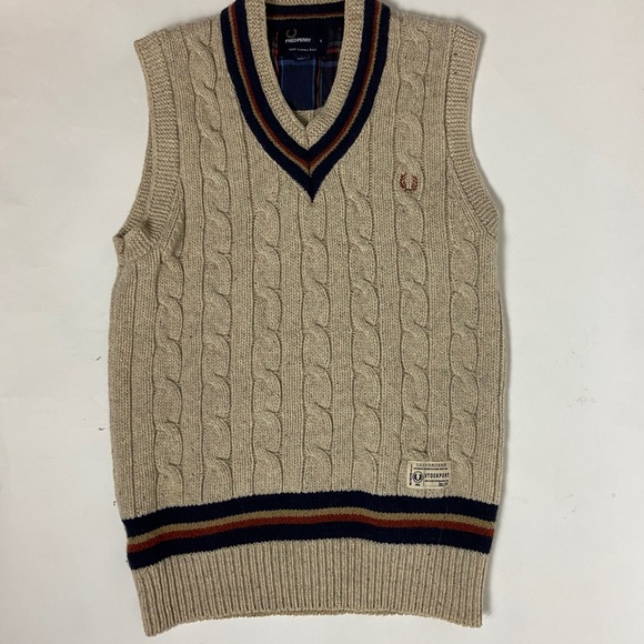 fred perry sweatvest